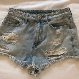 Urban Outfitters jean shorts with holes